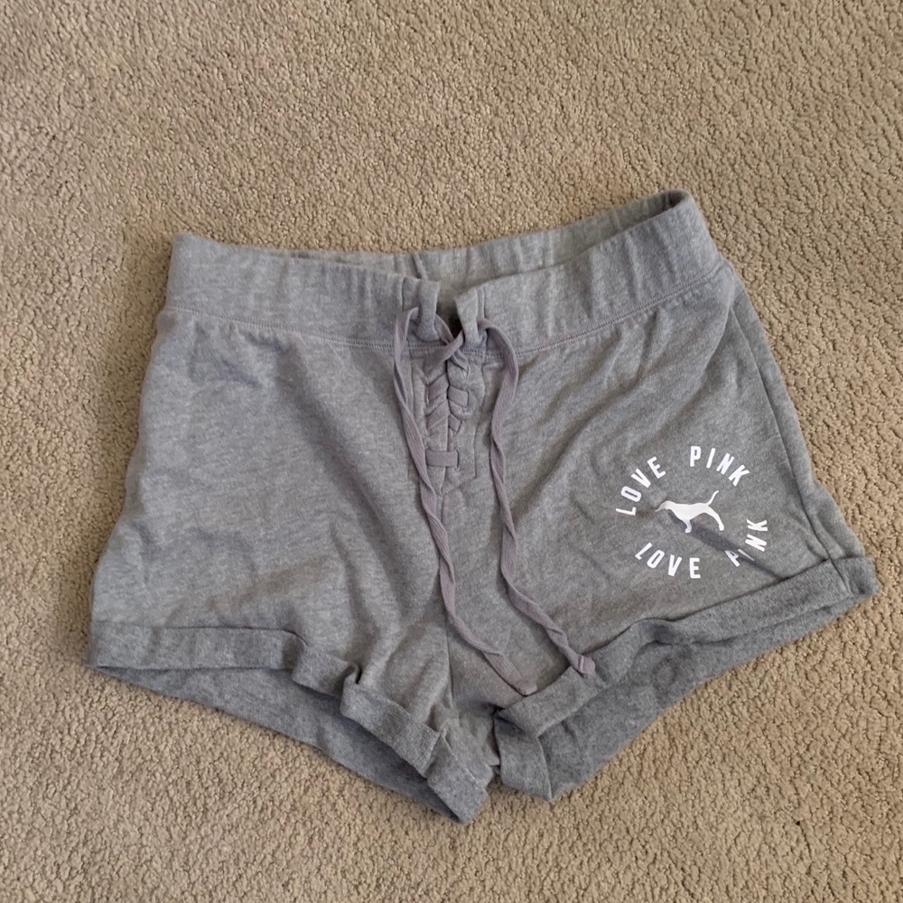 Gray VS Tie Up Shorts